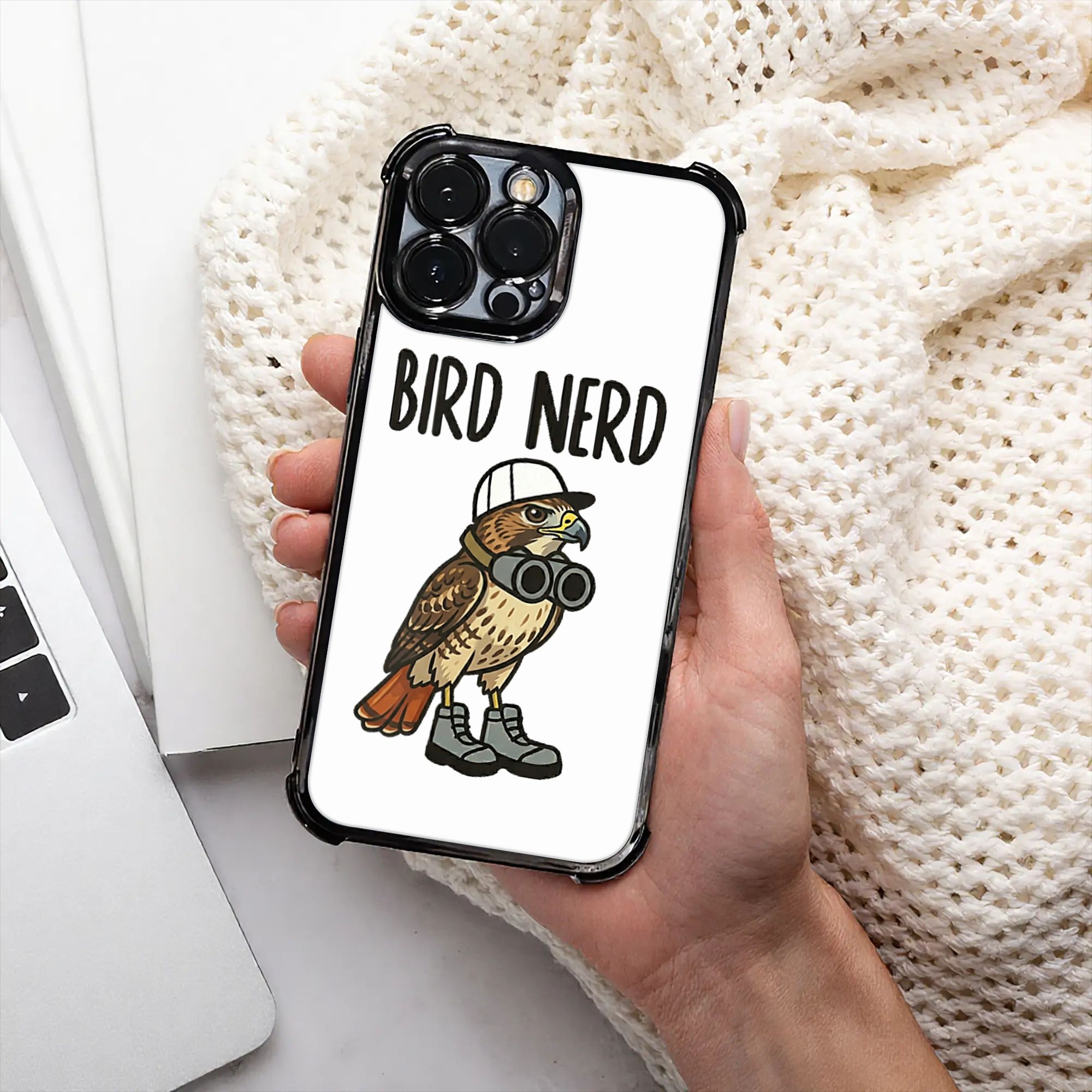 Watches & Jewelry Repair Center - Funny Bird Nerd Watching Red Tailed