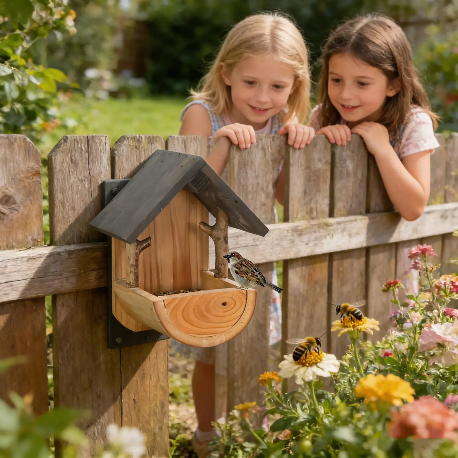Wall Mount Wooden bird feeder  - Watches & Jewelry Repair Center review and price