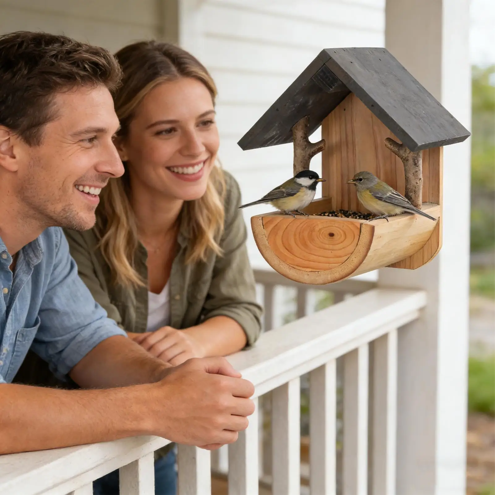 Wall Mount Wooden bird feeder  - Watches & Jewelry Repair Center review and price