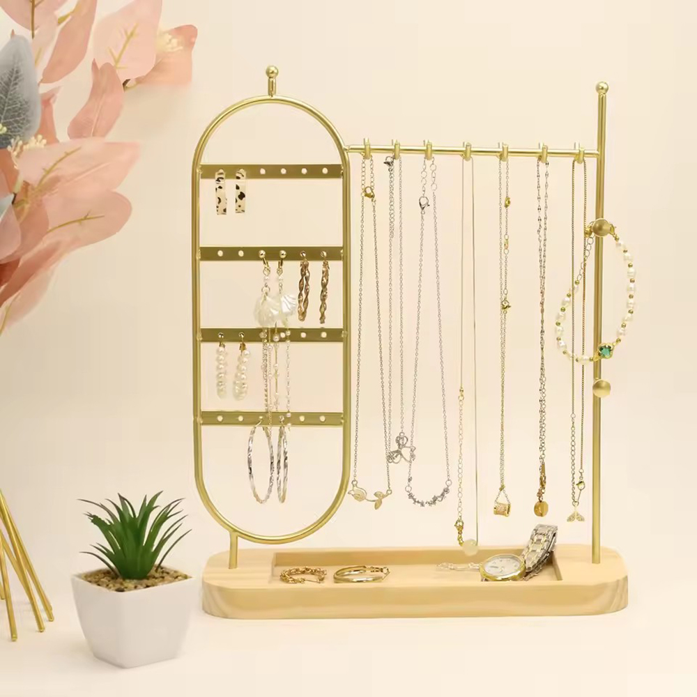 1 desktop solid wood base jewe - Jewelry And Watches Stores review and price