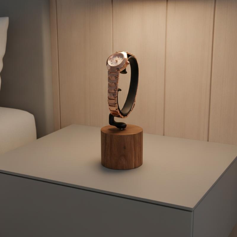 1PCS Wooden C-Shaped Watch Hol - Jewelry And Watches Inc review and price
