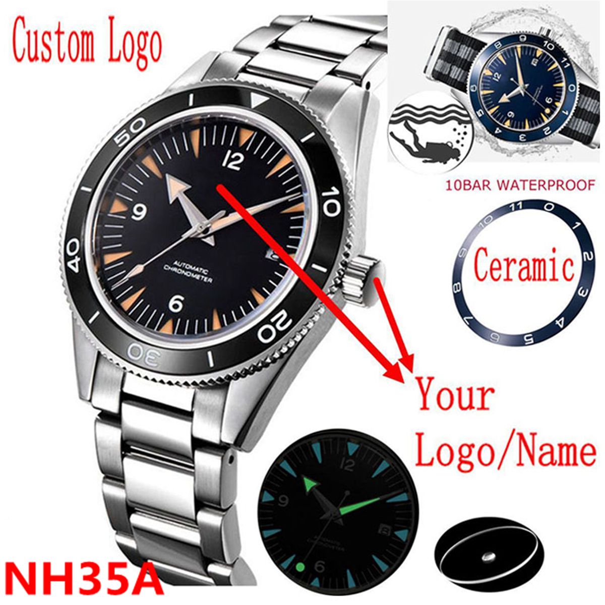 Custom Logo NH35 Movement Watc - Automatic Watch Winder review and price