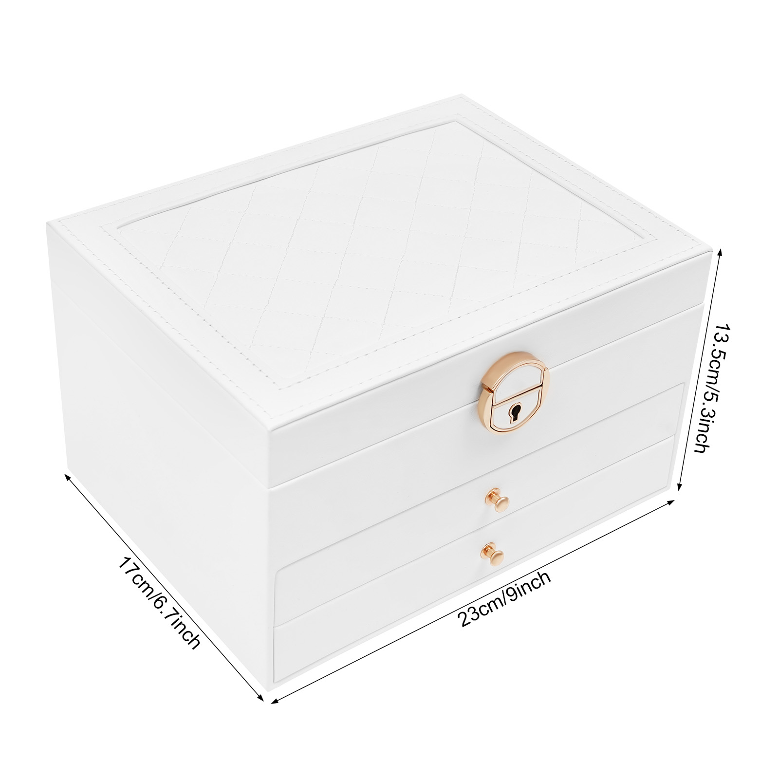 3 Tiers Jewelry Storage Box, S - Jewelry And Watches Stores review and price