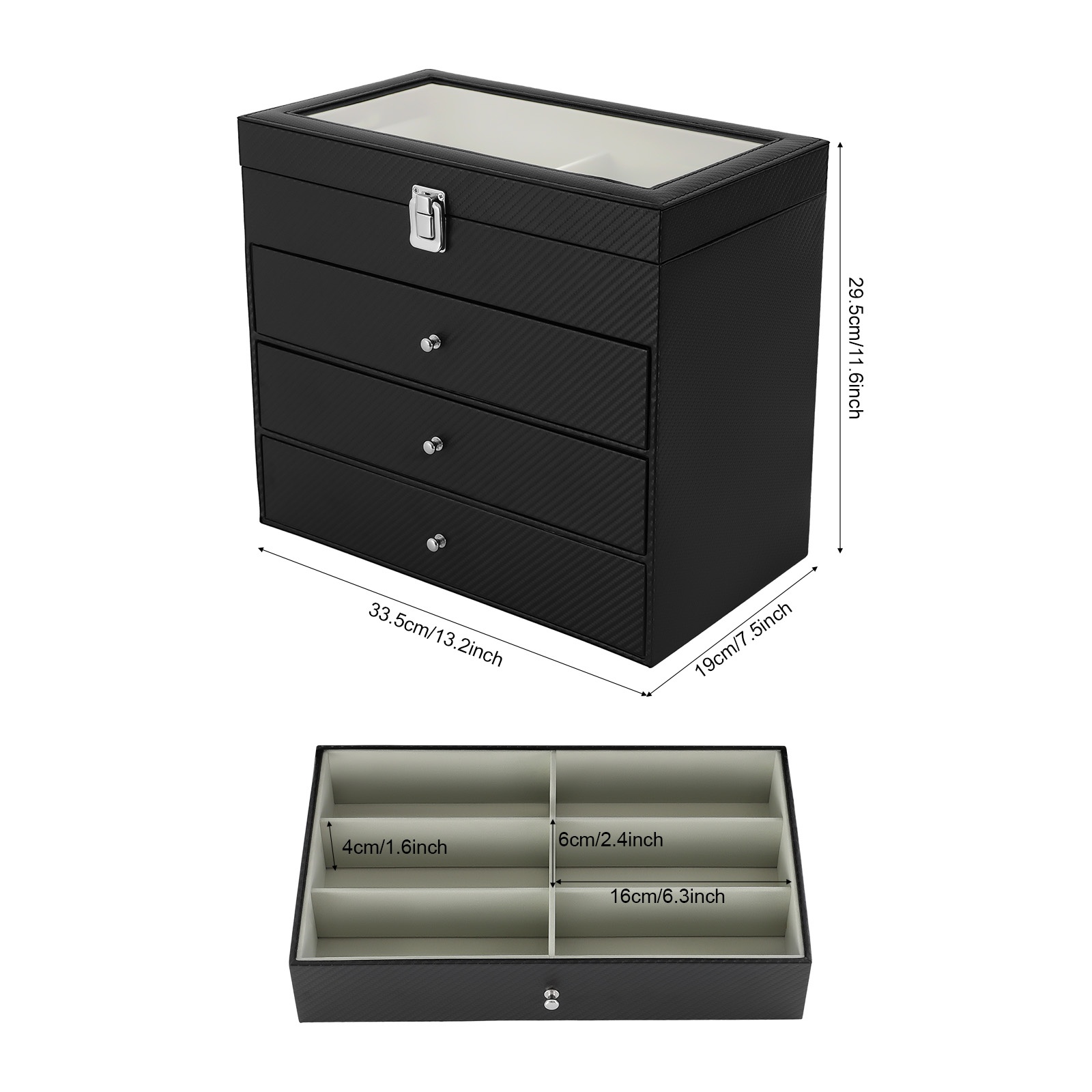 Glasses Display Box Glasses St - Jewelry Box Organizer Watches review and price