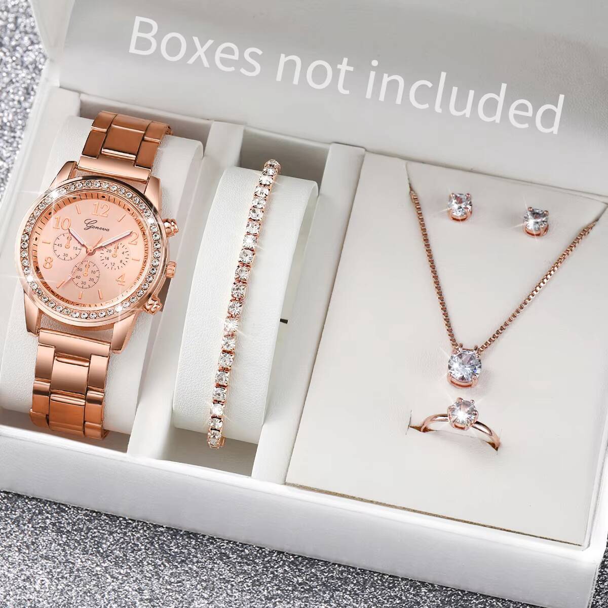 6PCS/Set Fashion Rhinestone Wo - Jewelry Watch Making review and price