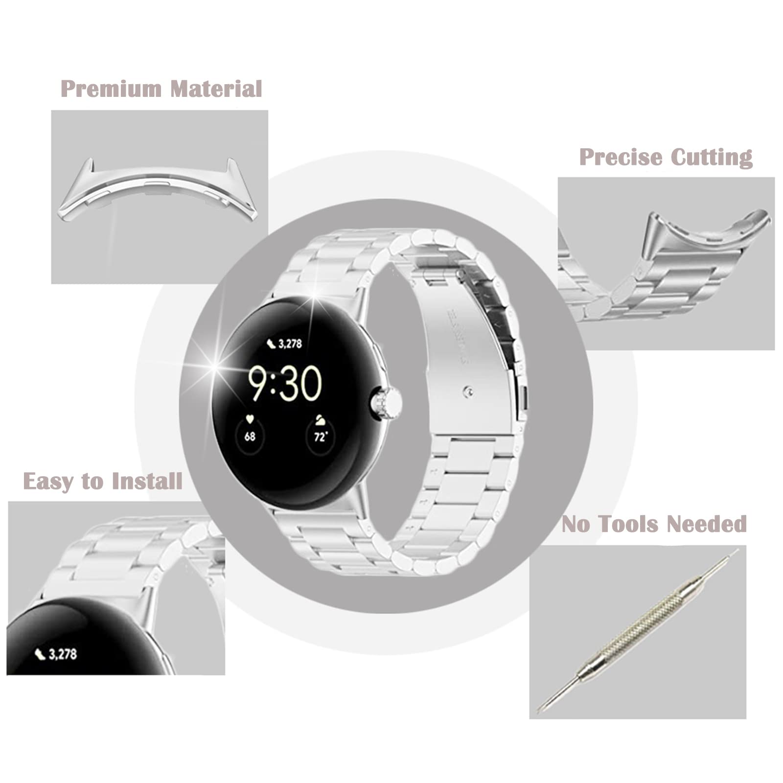 1/2 pair Metal Connector For G - Jewelry Stores Watches review and price