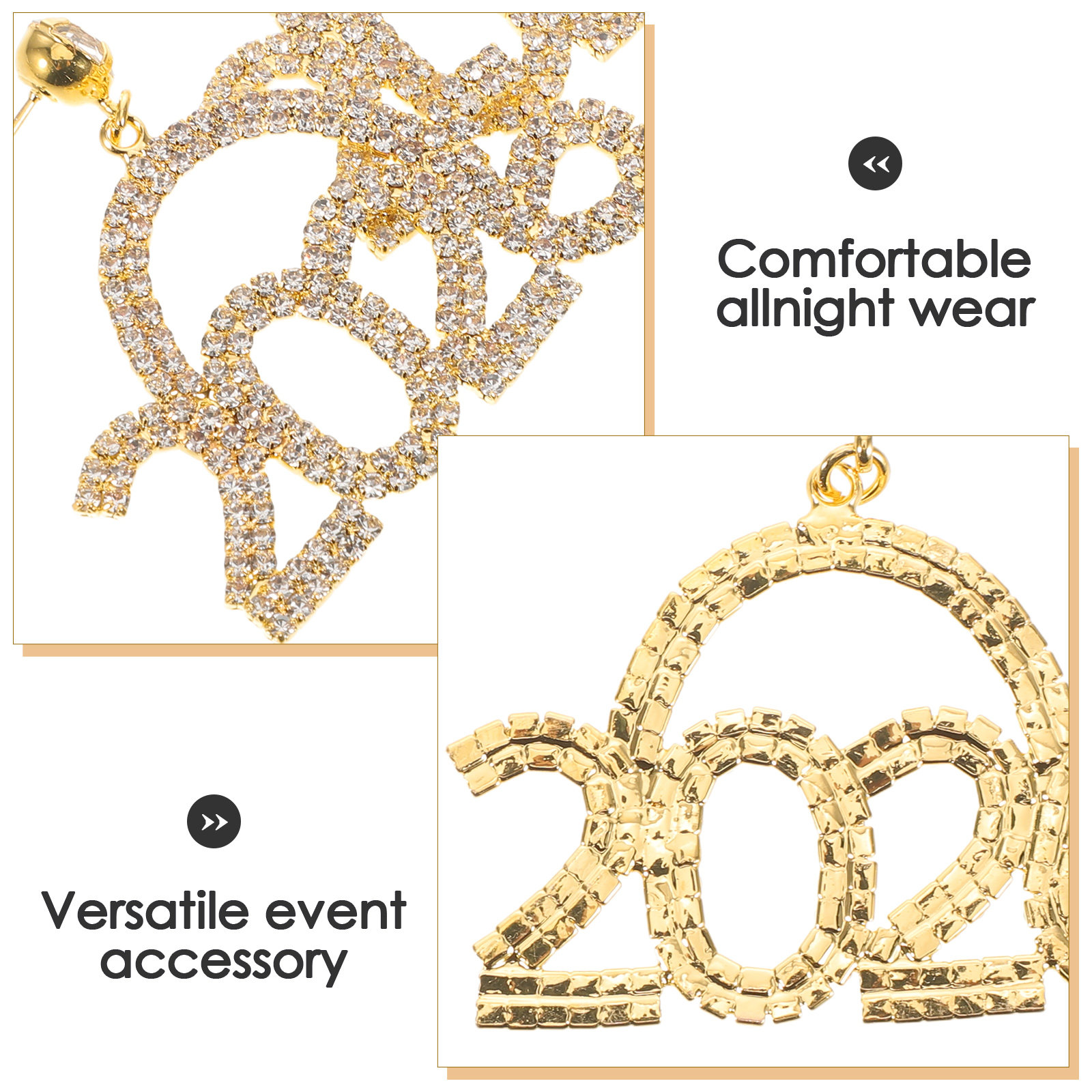 2Pcs 2026 Rhinestone Dangle Dr - Eve Jewelry & Watches Distribuidor Oficial Rolex Buenos Aires review and price