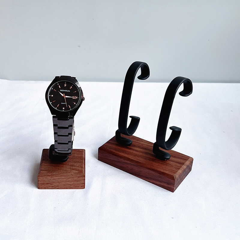 Wooden C‑Shaped Jewelry Displa - Jewelry And Watches Inc review and price