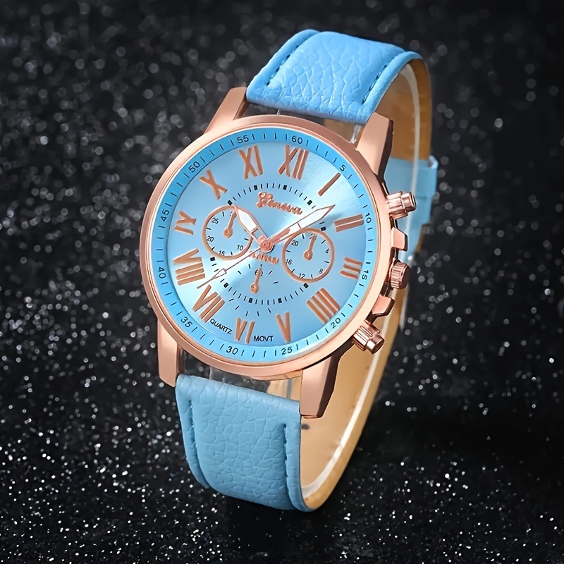 Elegant Rose Gold Sky-Blue Lov - Stones Watches & Jewelry In Sweden Ab review and price