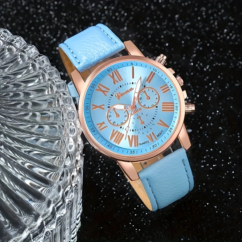 Elegant Rose Gold Sky-Blue Lov - Stones Watches & Jewelry In Sweden Ab review and price