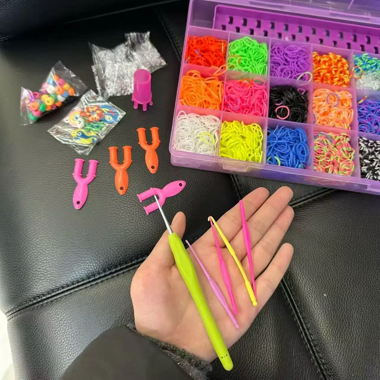 4800 Loom Bands Kit, Rubber Ba - Charm Bracelet Beads review and price