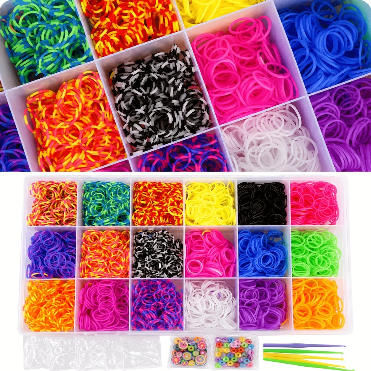4800 Loom Bands Kit, Rubber Ba - Charm Bracelet Beads review and price