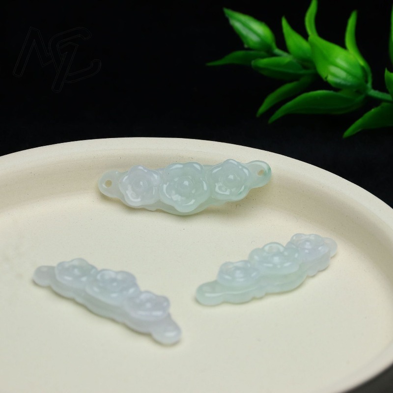1pc Natural Jadeite Emerald Fl - Jewelry & Watches Spółka Z Ograniczoną Odpowiedzialnością Sp Z Oo review and price