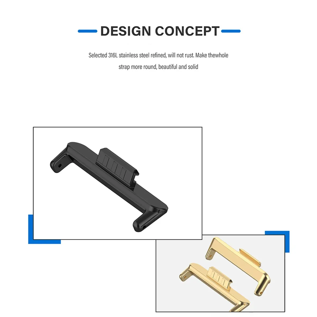 20mm 22mm 1Pair Adapter for Hu - Jewelry Stores Watches review and price