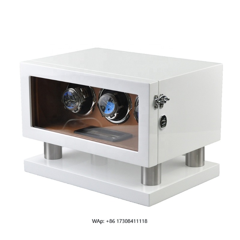 White Brown Leather Controller - Automatic Watch Winder review and price