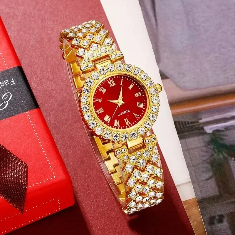 Golden Luxury Watch Women Ring - Jewelry Watch Making review and price