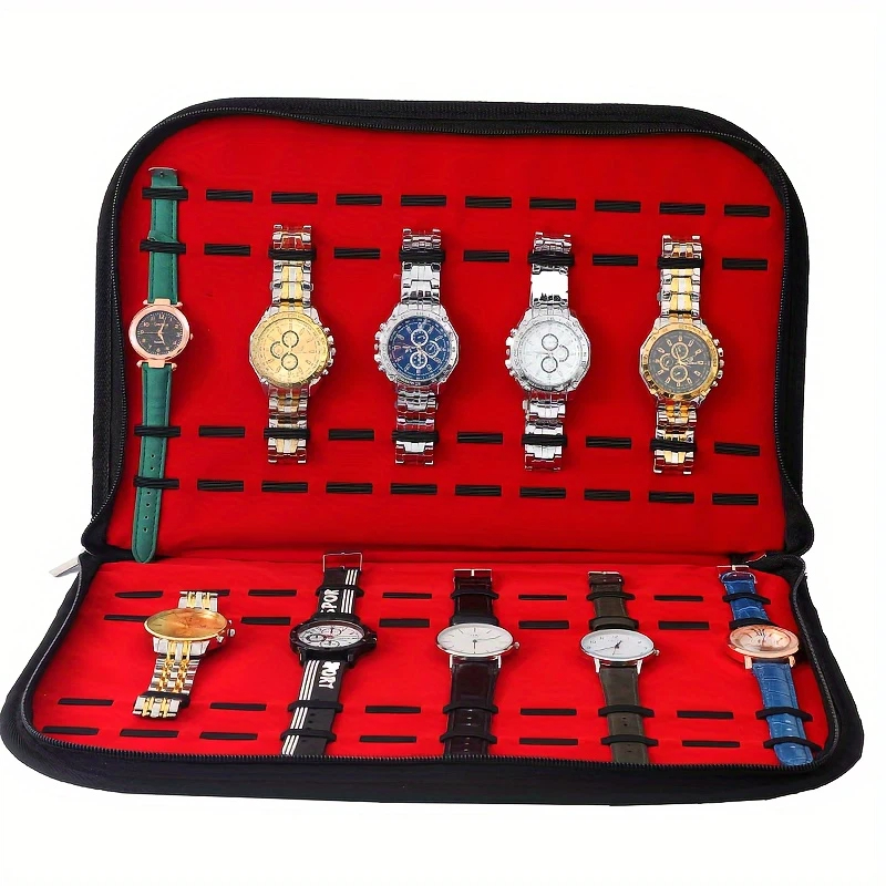 20 Slots Watch Storage Bag Con - Jewelry Box Organizer Watches review and price
