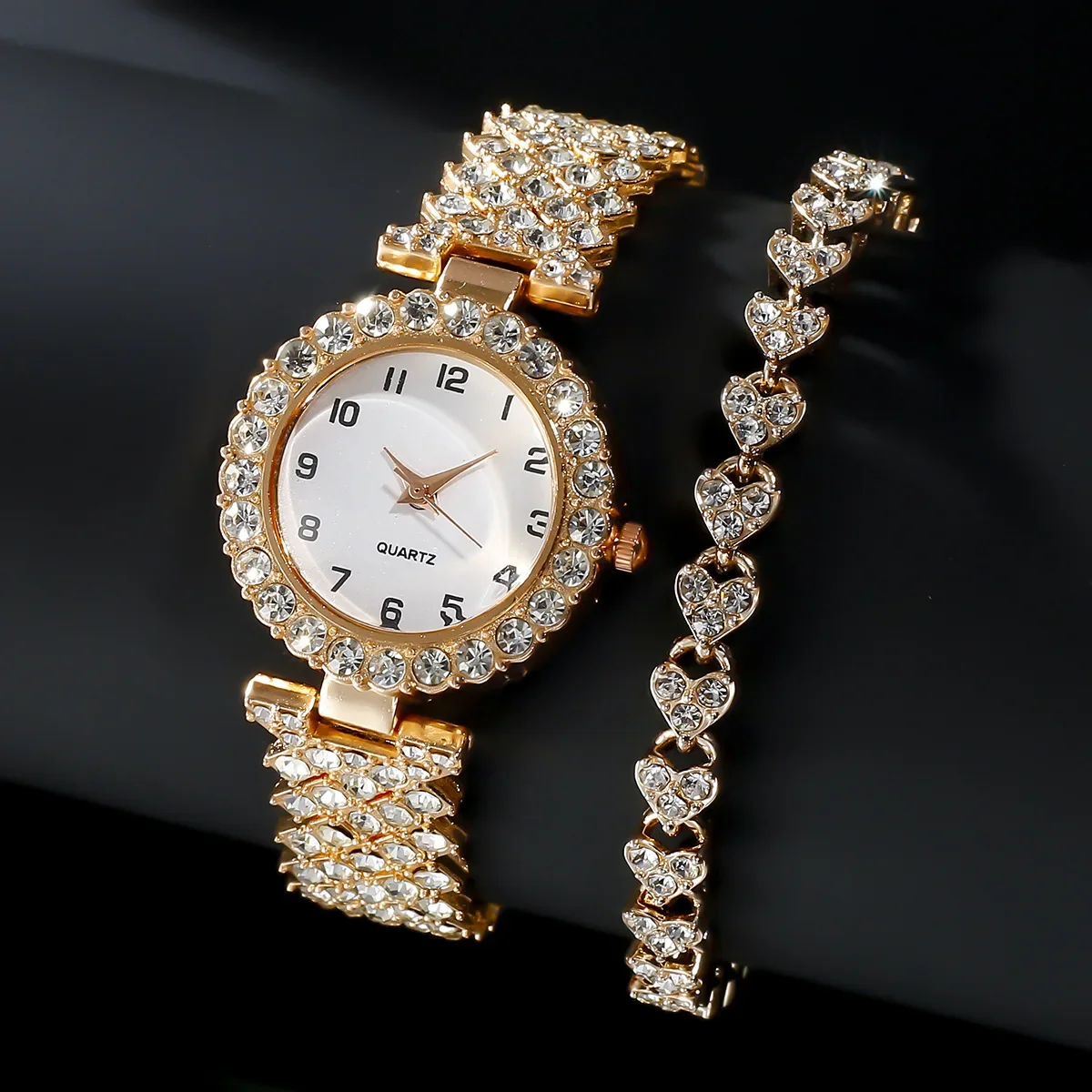 1pcs/2pcs Luxury Fashion Women - Jewelry Watch Making review and price