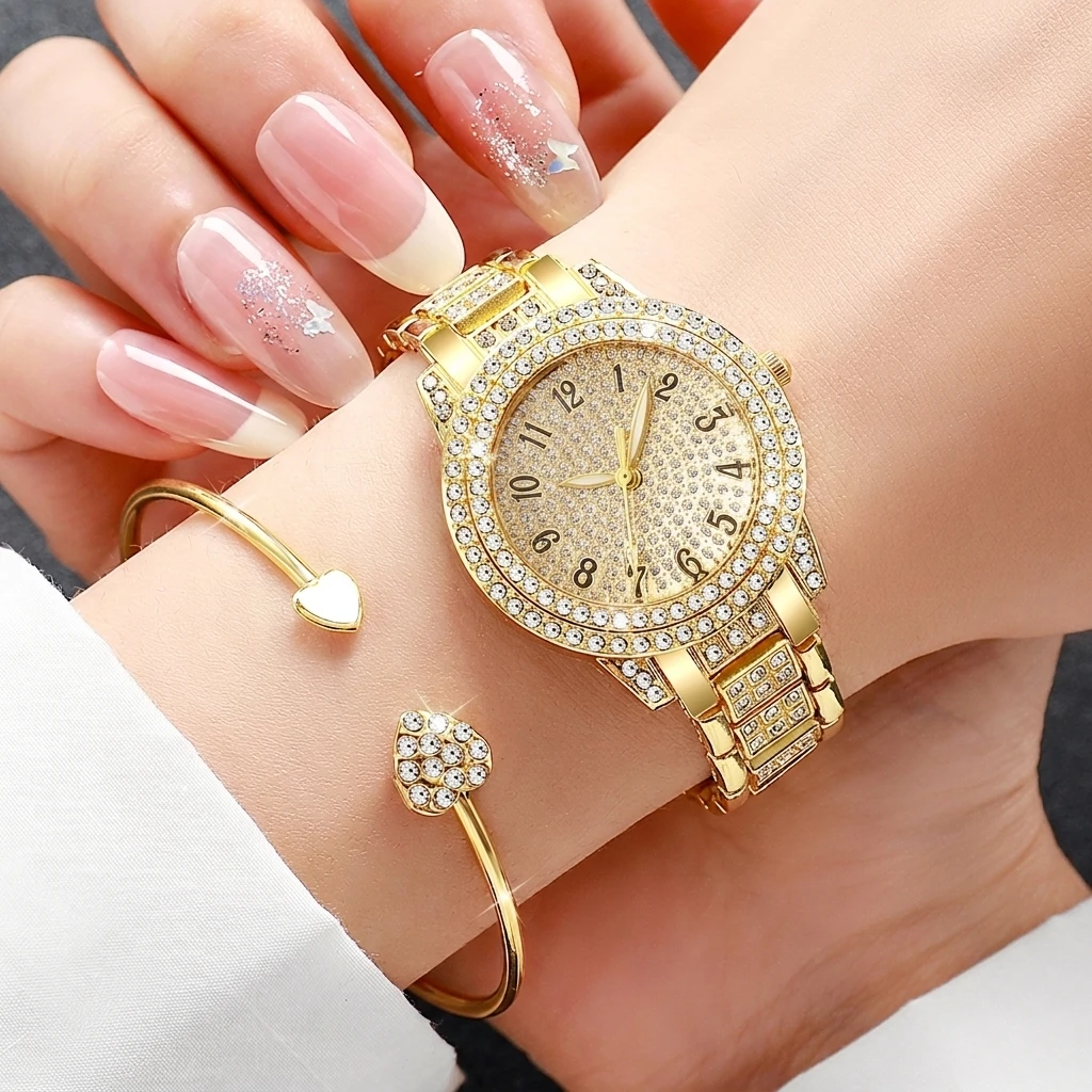 6PCS Fashion Rhinestone Women  - Jewelry Watch Making review and price