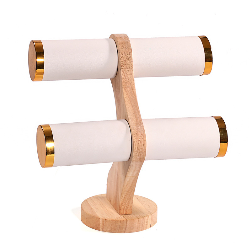 2-Tier Curved Wood Bracelet Ho - Jewelry And Watches Stores review and price