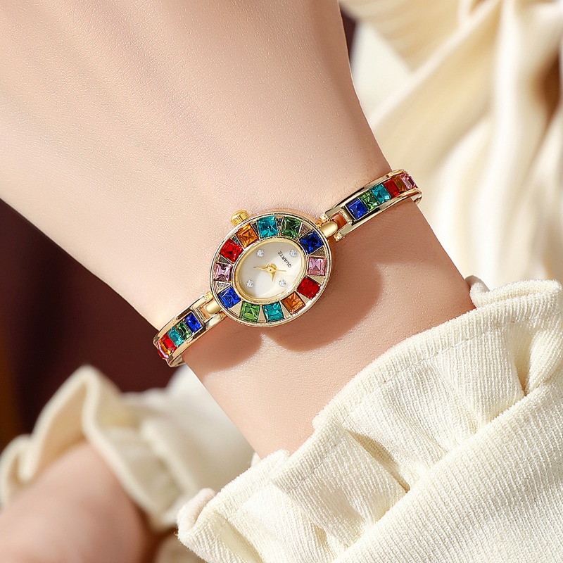 2pcs Elegant Colorful Rhinesto - Jewelry Watch Making review and price