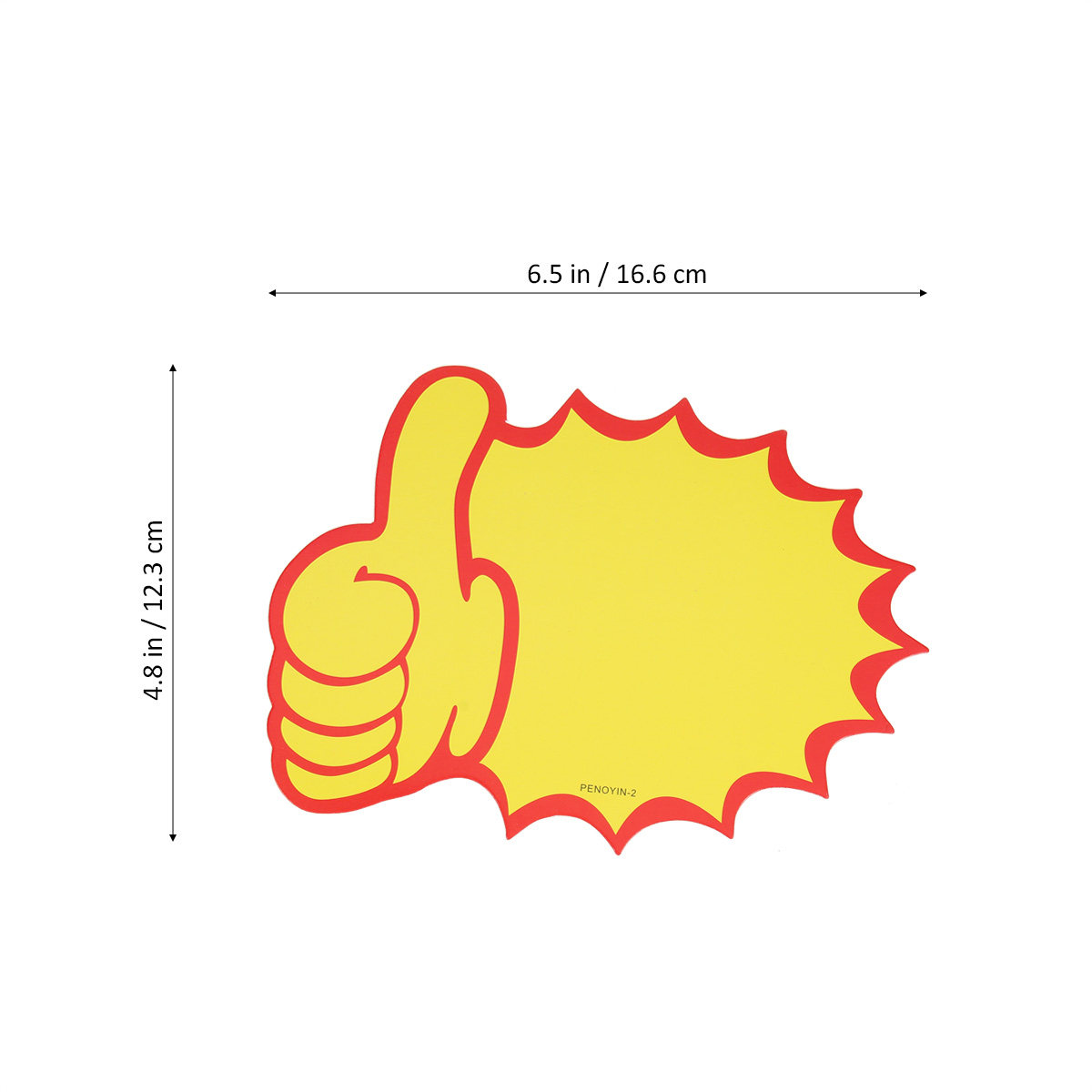 100Pcs Thumb Shaped Yellow Pap - Jewelry And Watches Stores review and price