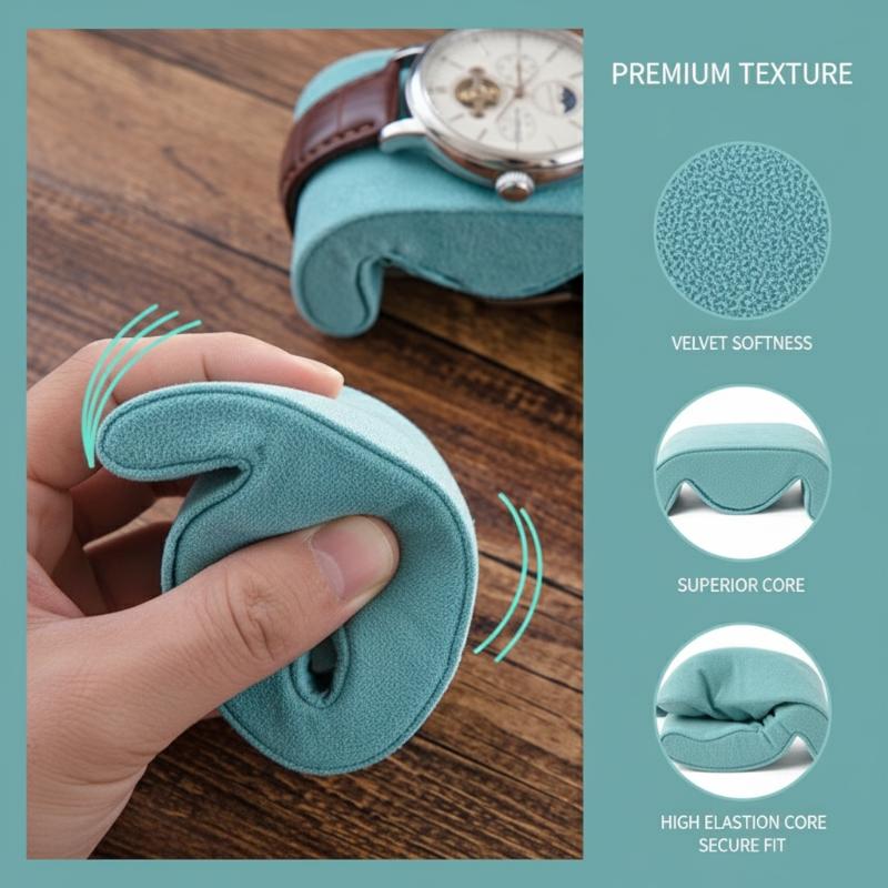 Elegant Soft Flannelette Watch - Jewelry Stand Watches review and price