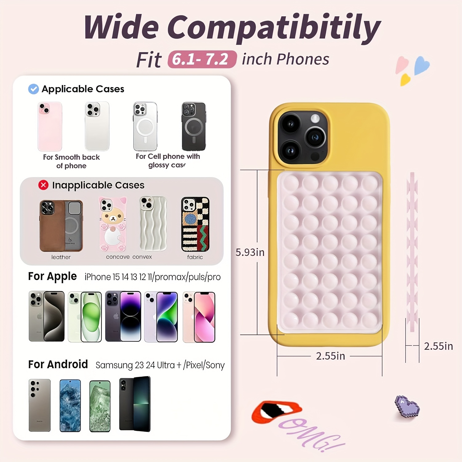 2pcs Double-Sided Silicone Suc - Watches & Jewelry Repair Center review and price